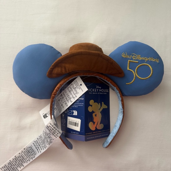 NWT Mickey Mouse Main Attraction Big Thunder Mountain Ears - Picture 5 of 6